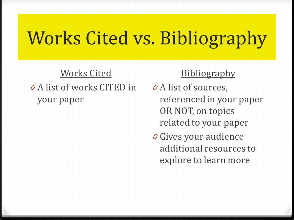 How to Write a Bibliography – Examples in MLA Style